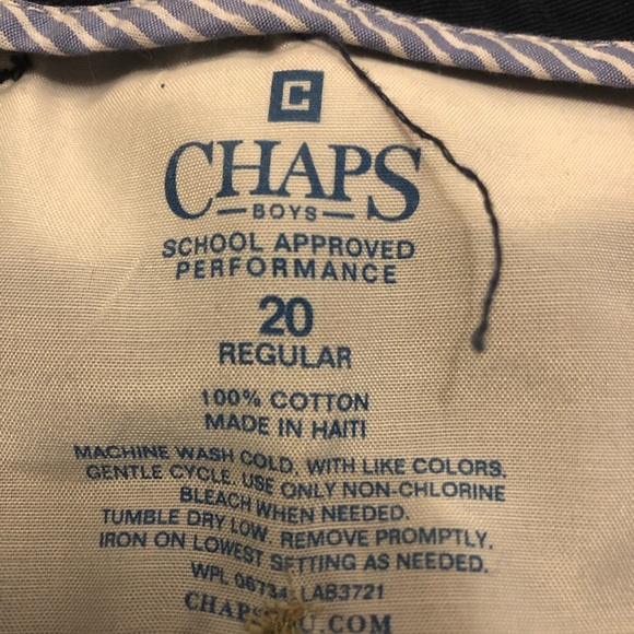 Boys chaps uniform pants navy size 20 - Picture 2 of 4